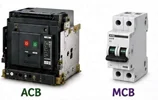 تفاوت بین کلید قطع فاصله هوایی ACB و کلید قطع  MCB چیست؟